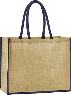 Westford Mill W 470 Jutová nákupní taška "Classic" 50.0470 natural/navy