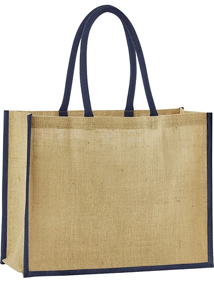 Westford Mill W 470 Jutová nákupní taška "Classic" 50.0470 natural/navy