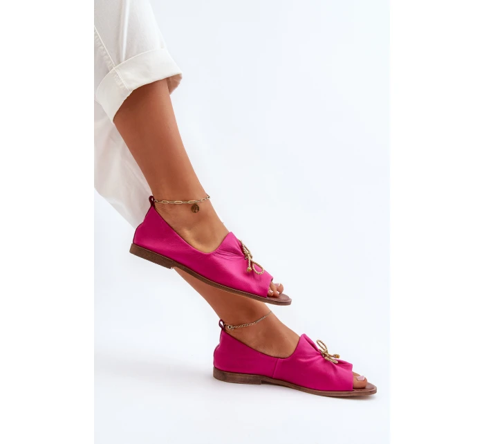 Dámské kožené baleríny model 21652447 - Zazoo