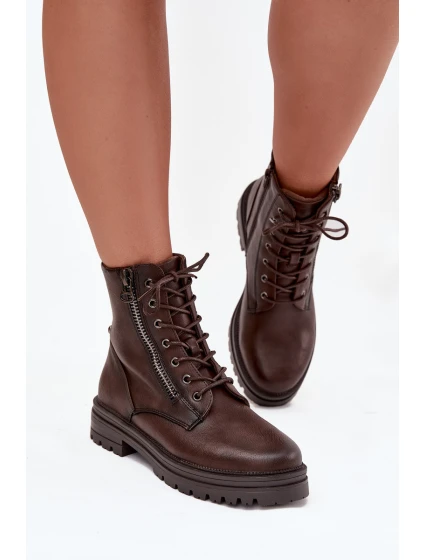 Dámské Workery Zateplené Čokoládové Ivonelle Dámské Workery Zateplené Čokoládové Ivonelle