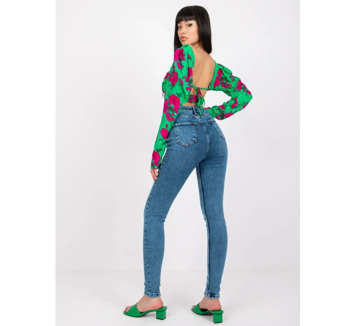 Džínové kalhoty MR SP model 20910515 modré - FPrice Džínové kalhoty MR SP model 20910515 modré - FPrice