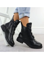 Dámská kotníková zateplená obuv W MR2501-4 JEZ454A Černá - Jezzi Dámská kotníková zateplená obuv W MR2501-4 JEZ454A Černá - Jezzi