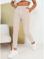 Dámské tepláky BEAR béžové FashionStreet UY2071