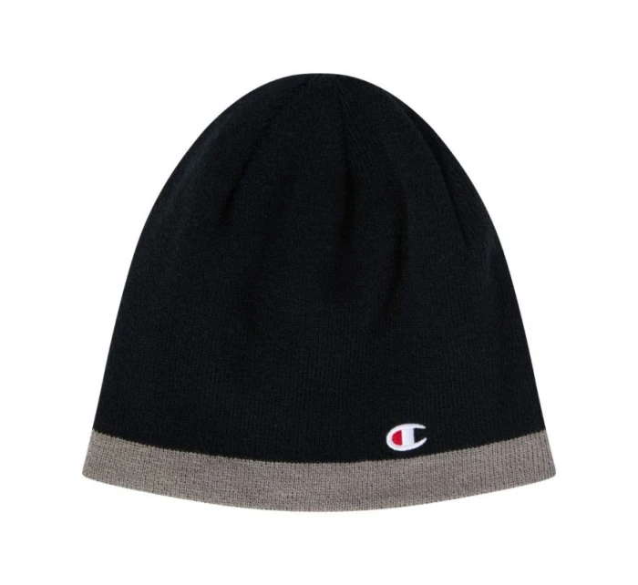 Oboustranná čepice černá a šedá model 21813887 KK001 - CHAMPION Oboustranná čepice černá a šedá model 21813887 KK001 - CHAMPION