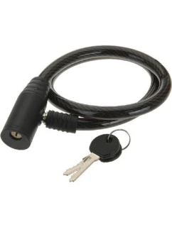 XQMAX SPIRÁLOVÉ RUKOJEŤE NA KOLO 0,8x65 cm ČERNÉ