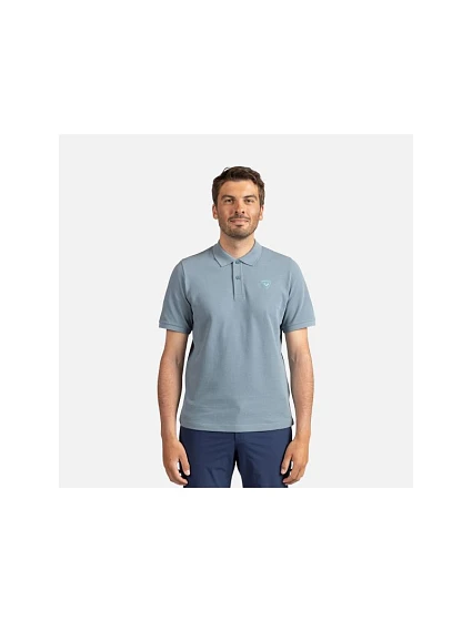 Pánské polo tričko ROSSIGNOL Traye Polo, modré Pánské polo tričko ROSSIGNOL Traye Polo, modré