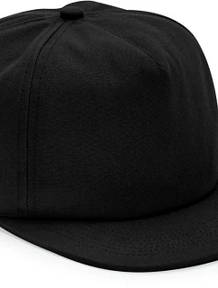 Beechfield B 64N 5 panelová kšiltovka z bio bavlny 53.064N black