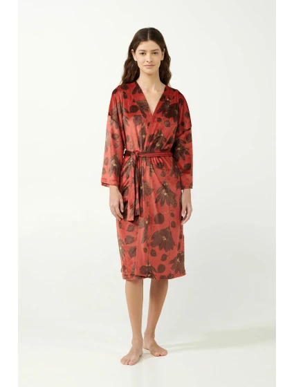 Vamp - Sametový župan s liliemi 21153 - Vamp Vamp - Sametový župan s liliemi 21153 - Vamp