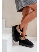 Dámské Sněhule S Vzorem Na Platformě Černé model 21678552 - Boto Dámské Sněhule S Vzorem Na Platformě Černé model 21678552 - Boto