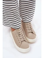 Dámské Textilní Tenisky Na Platformě Big Star model 21693197 Béžové - Big Star Shoes