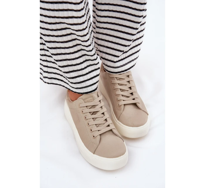 Dámské Textilní Tenisky Na Platformě Big Star model 21693197 Béžové - Big Star Shoes