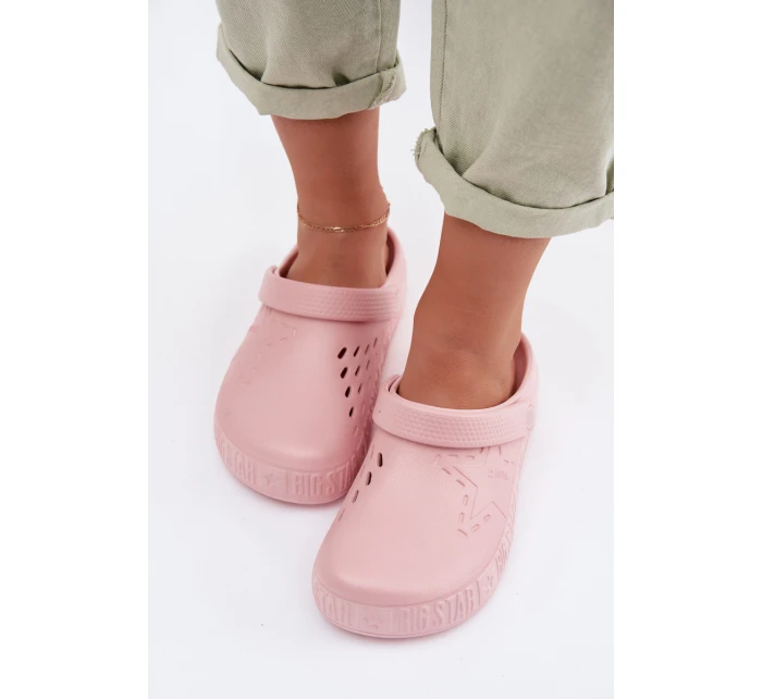 Dámské chodaki s pěnou Big Star TT274A080 růžové