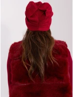 Czapka AT CZ model 18997548 bordowy - FPrice Czapka AT CZ model 18997548 bordowy - FPrice