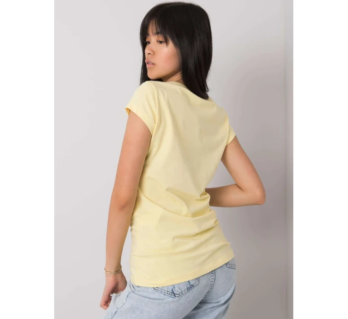 T košile EM TS ES 21 532.18 světle žlutá T košile EM TS ES 21 532.18 světle žlutá