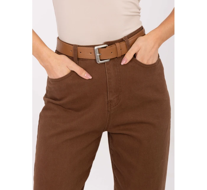 Spodnie jeans SP  brązowy model 21791108 - FPrice