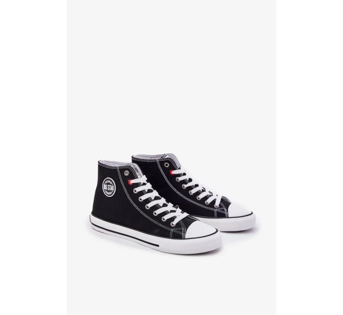 Pánské plátěné tenisky Big Star HI-POLY SYSTEM – černé