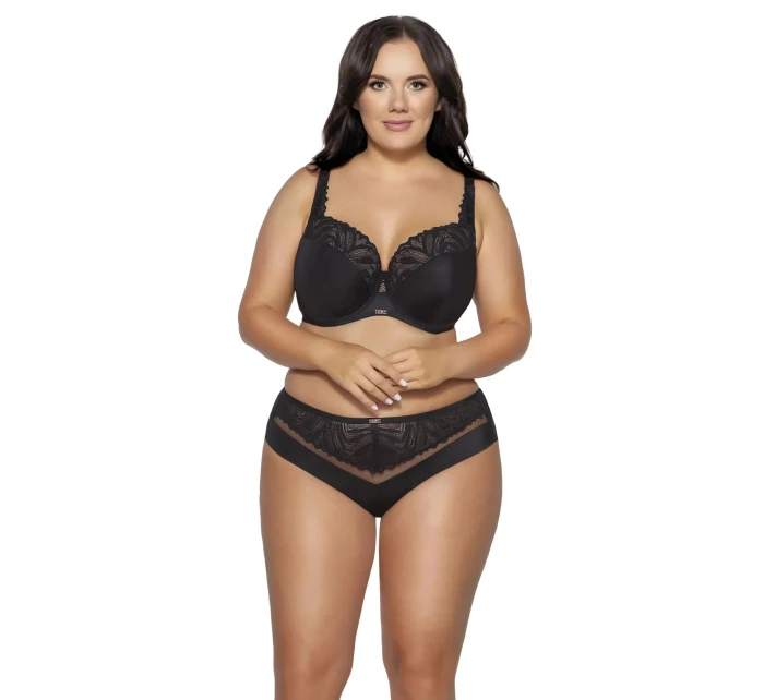 Dámská podprsenka 2107 Yasemin Černá s béžovou - AVA Dámská podprsenka 2107 Yasemin Černá s béžovou - AVA