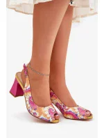 Sandály na podpatku model 210178 Step in style Sandály na podpatku model 210178 Step in style