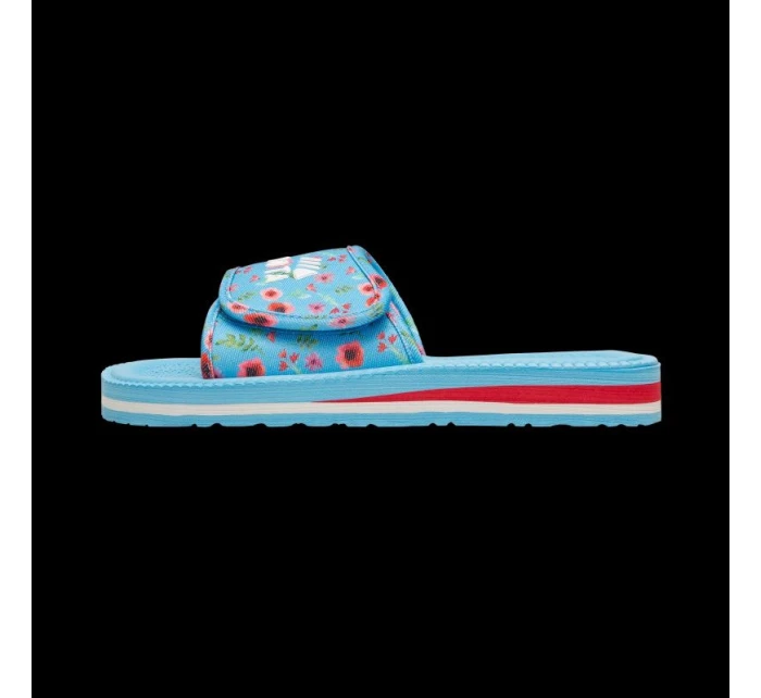 Klapky na suchý zip Kubota vícebarevné květinové modré K25SS-100-001-14-1