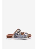 Dámské Pantofle S Přezkami A Béžové model 21690980 - S.Barski