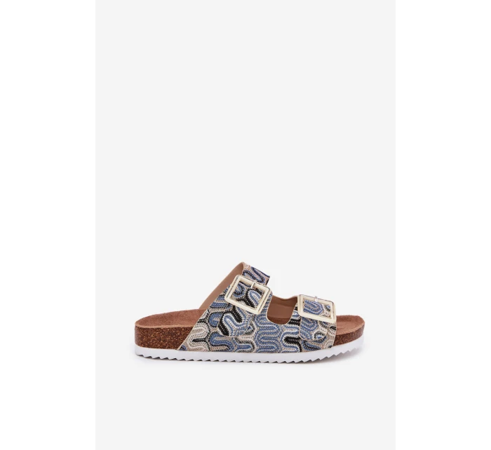 Dámské Pantofle S Přezkami A Béžové model 21690980 - S.Barski