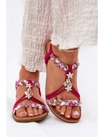 Dámské Plážové Sandály S Pásky A Přezkami Fuchsie model 21693400 - Artiker Dámské Plážové Sandály S Pásky A Přezkami Fuchsie model 21693400 - Artiker