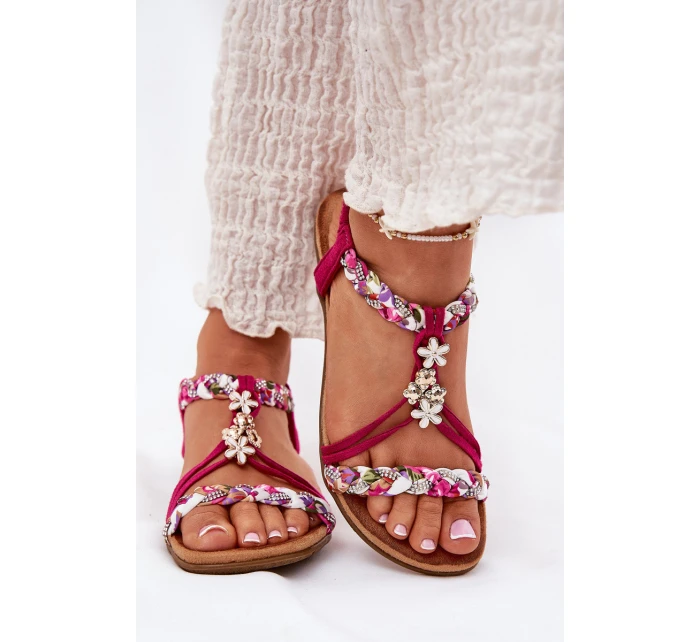 Dámské Plážové Sandály S Pásky A Přezkami Fuchsie model 21693400 - Artiker Dámské Plážové Sandály S Pásky A Přezkami Fuchsie model 21693400 - Artiker