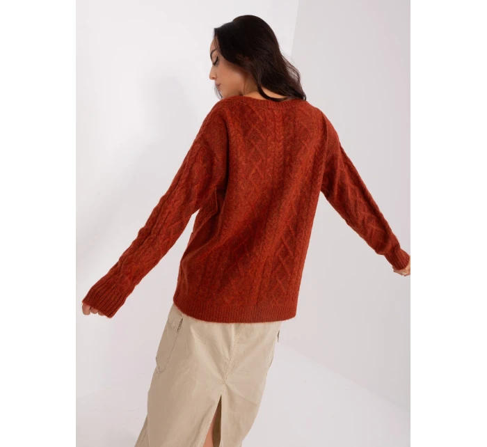 Jumper AT SW 2358.31 tmavě oranžová