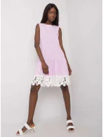Šaty LK SK 506990.53 světle fialová