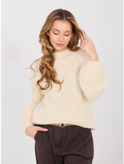 Sweter MI SW model 21954258 jasny beżowy - FPrice