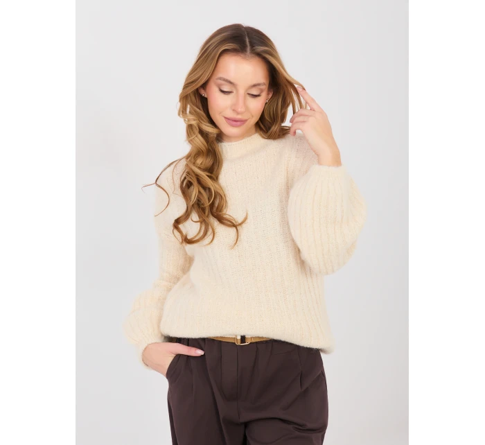 Sweter MI SW model 21954258 jasny beżowy - FPrice
