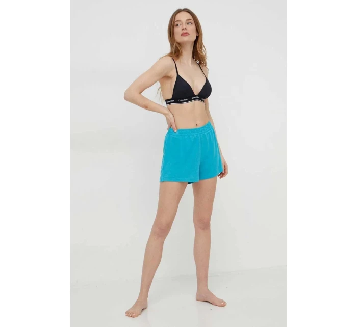 Dámská plavková podprsenka KW0KW02424 BEH černá - Calvin Klein