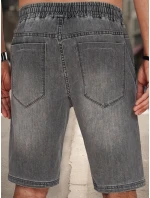 Pánské šedé šortky model 21988477 - Dstreet Pánské šedé šortky model 21988477 - Dstreet