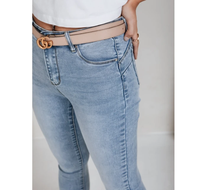 Dámské push up džíny světle modré model 21992871 - Dstreet Dámské push up džíny světle modré model 21992871 - Dstreet