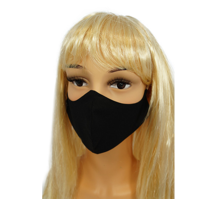Ochranné masky pro opakované použití CV011 - Tmavě modré šipky - bavlna 100 % - 2 kusy - velikost L