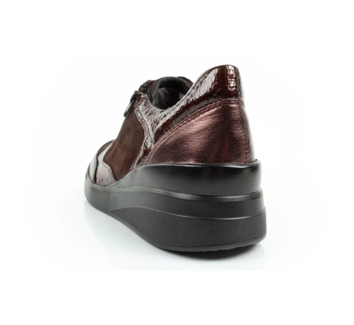 Scholl Emma Laces dámské sportovní kožené hnědé dámské platformy Scholl Emma Laces dámské sportovní kožené hnědé dámské platformy