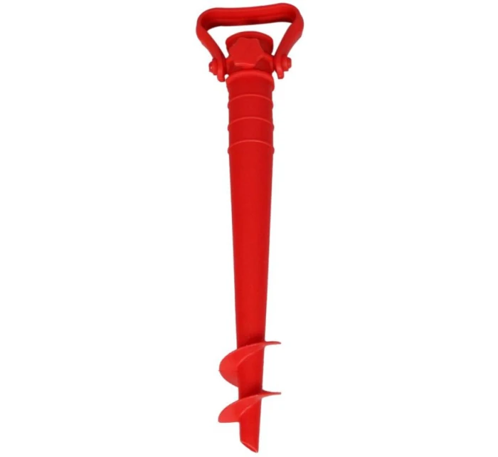 PLASTOVÁ ZÁKLADNA DEŠTNÍKU ŠROUBOVACÍ ČERVENÁ