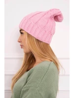 Fleecová čepice Iwona K221 pink Fleecová čepice Iwona K221 pink