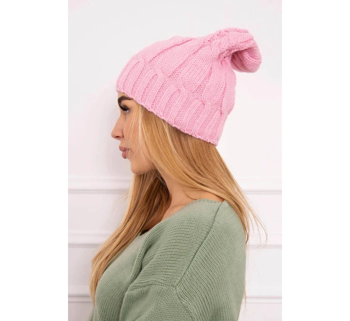 Fleecová čepice Iwona K221 pink Fleecová čepice Iwona K221 pink