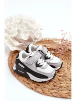 Dětské tenisky na suchý zip šedé Krissandra Dětské tenisky na suchý zip šedé Krissandra