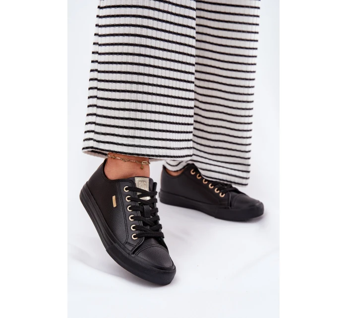 Dámské Tenisky Z Eko Kůže Big Star model 21693148 Černé - Big Star Shoes