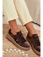 Dámské tenisky Vinceza 79597 na platformě hnědé Dámské tenisky Vinceza 79597 na platformě hnědé