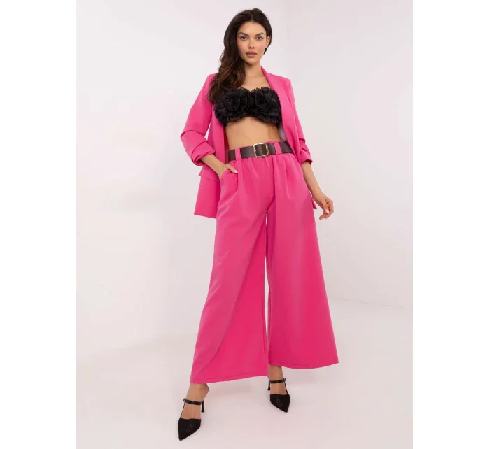 Spodnie DHJ SP ciemny różowy model 20831809 - FPrice Spodnie DHJ SP ciemny różowy model 20831809 - FPrice