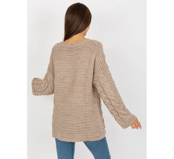 Dámský svetr LC SW 8044 béžový