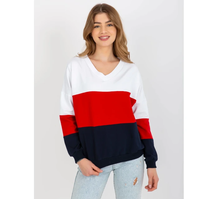 Mikina RV BL model 17963971 bílá a tmavě modrá - FPrice