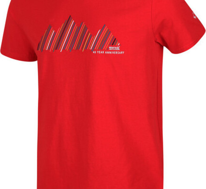 Pánské tričko Regatta RMT214 Breezed 46M červené