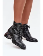 Boty na podpatku  model 218722 Step in style