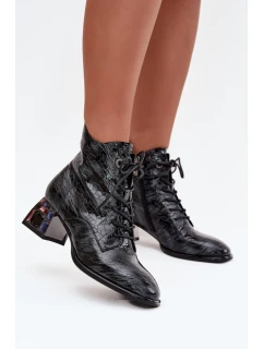 Boty na podpatku  model 218722 Step in style