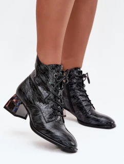 Boty na podpatku  model 218722 Step in style