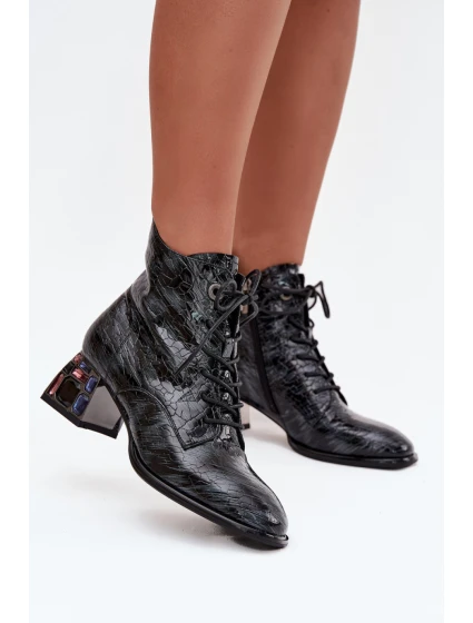 Boty na podpatku  model 218722 Step in style